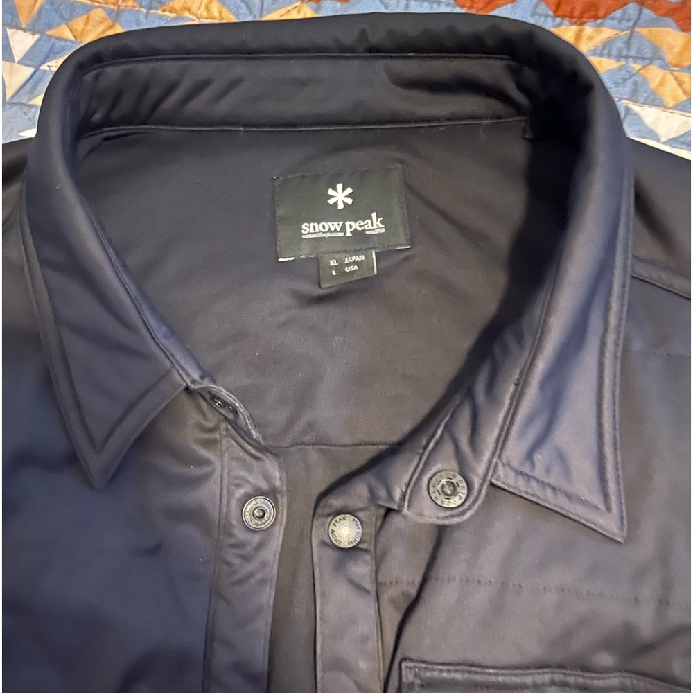 Snow Peak Flexible Insulated Shirt Jacket Mens L